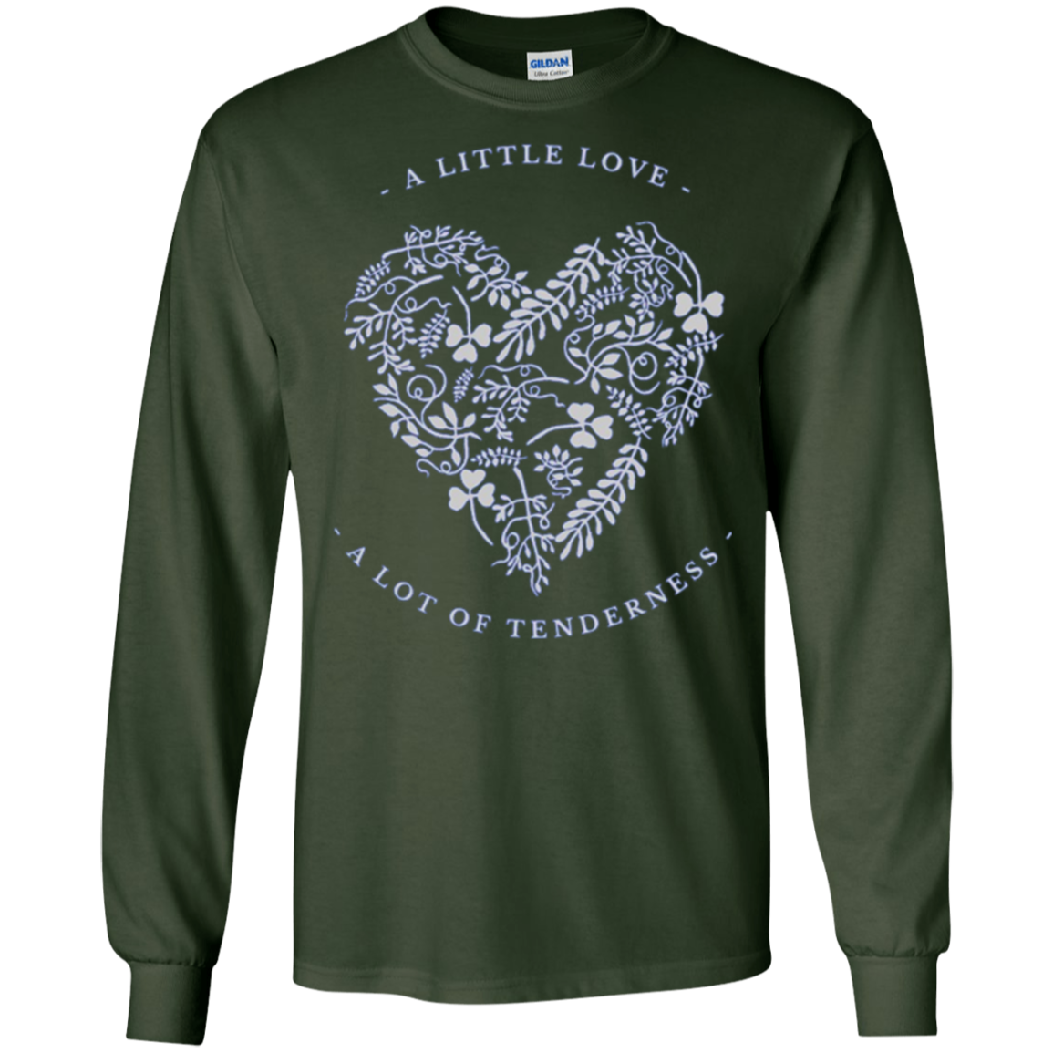 A Little Love White Heart Long Sleeve T-Shirt