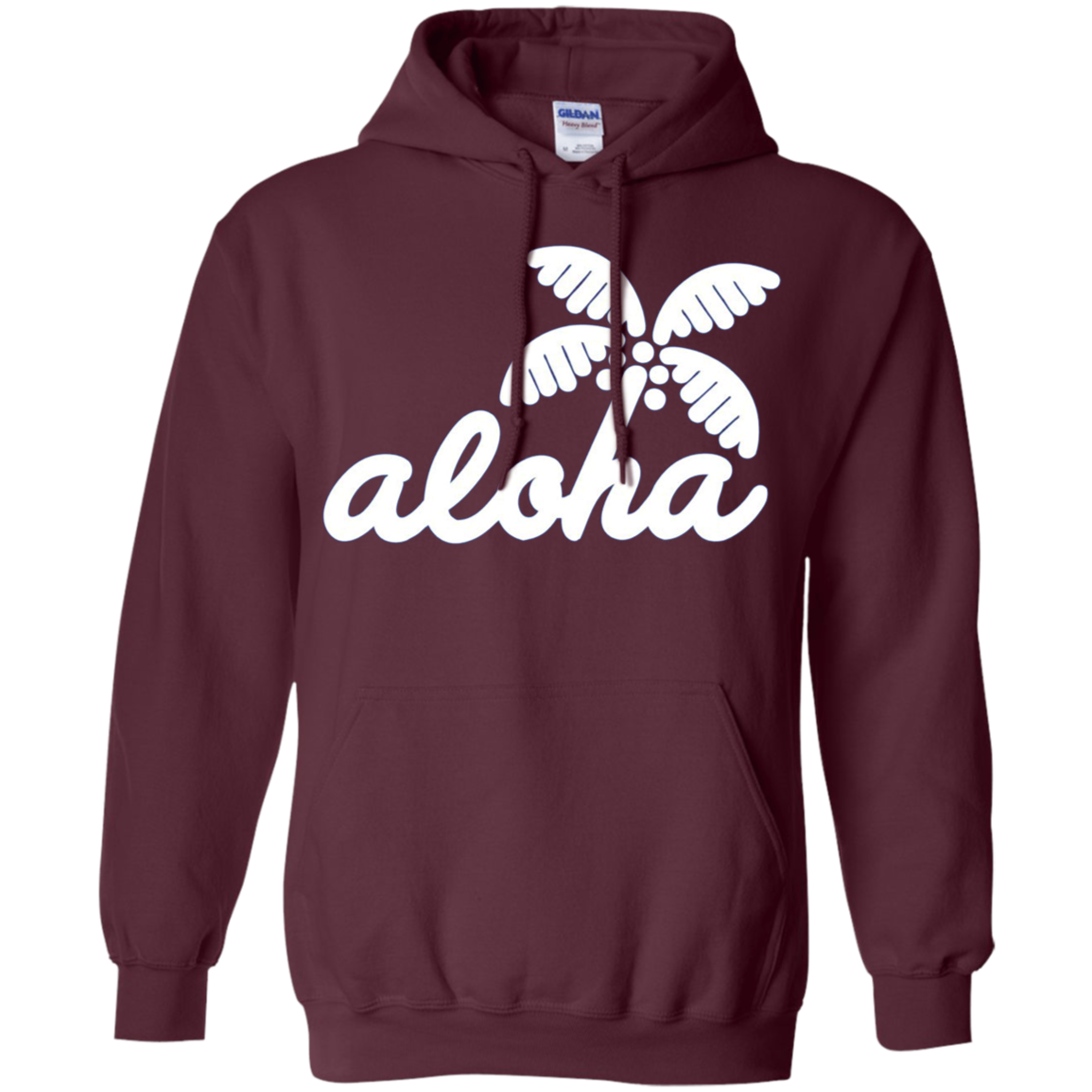 Aloha Palm Tree Simple Long Sleeve T-shirt