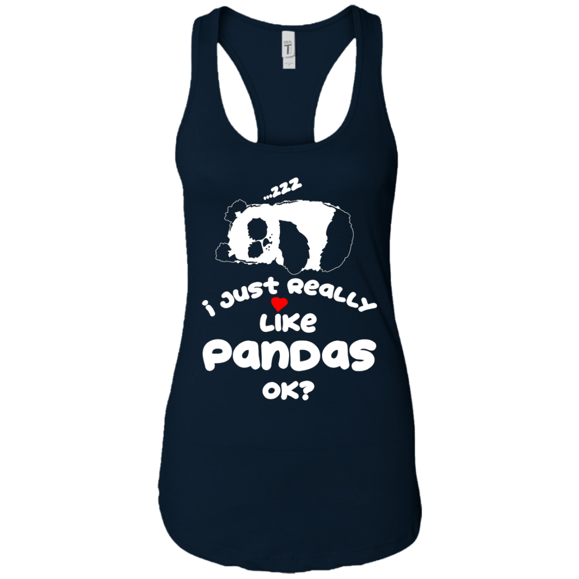 "I Just Really Like Pandas, Ok?" Chinese Panda Bear T-shirt