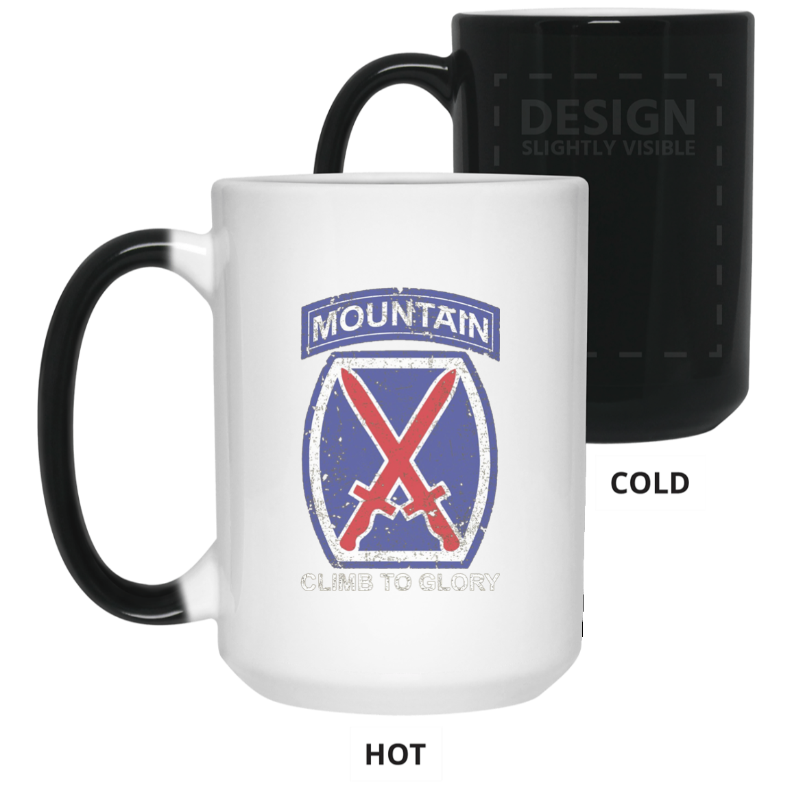 10th Mountain Division T Shirt Climb To Glory - 20324