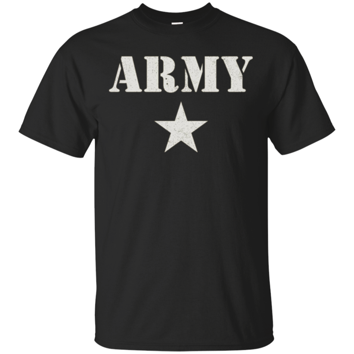 Army Stencil Star Shirt Vintage Workout PT Tee