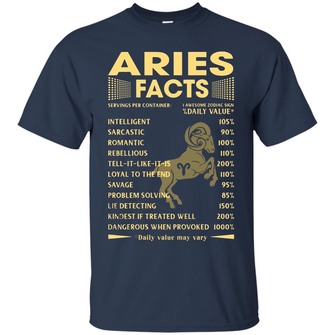 Aries Facts Zodiac T-shirt