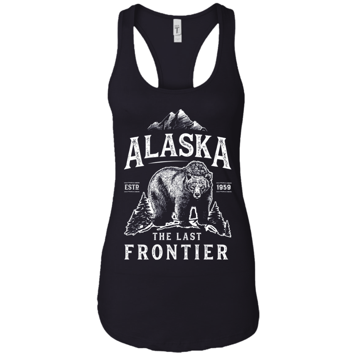 Alaska T Shirt The Last Frontier Bear Home Men Women Gifts