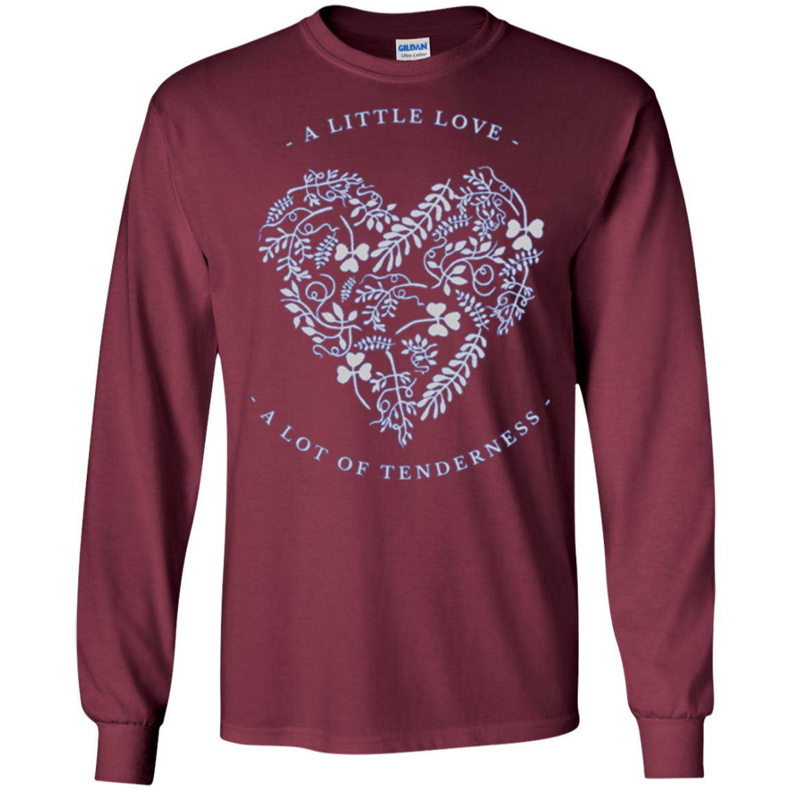 A Little Love White Heart Long Sleeve T-Shirt