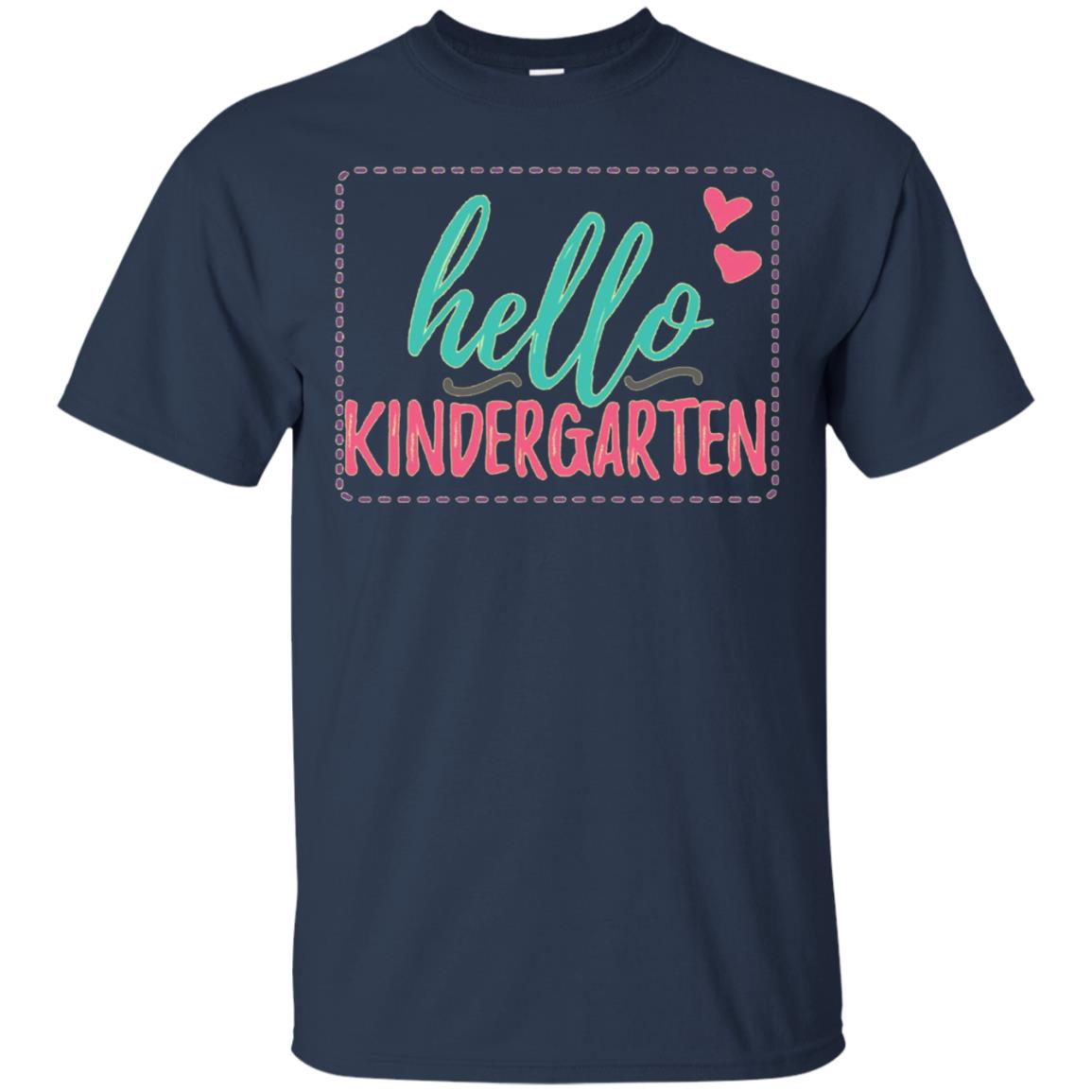 "Hello Kindergarten" Shirt for Kindergarten Girls, Teachers
