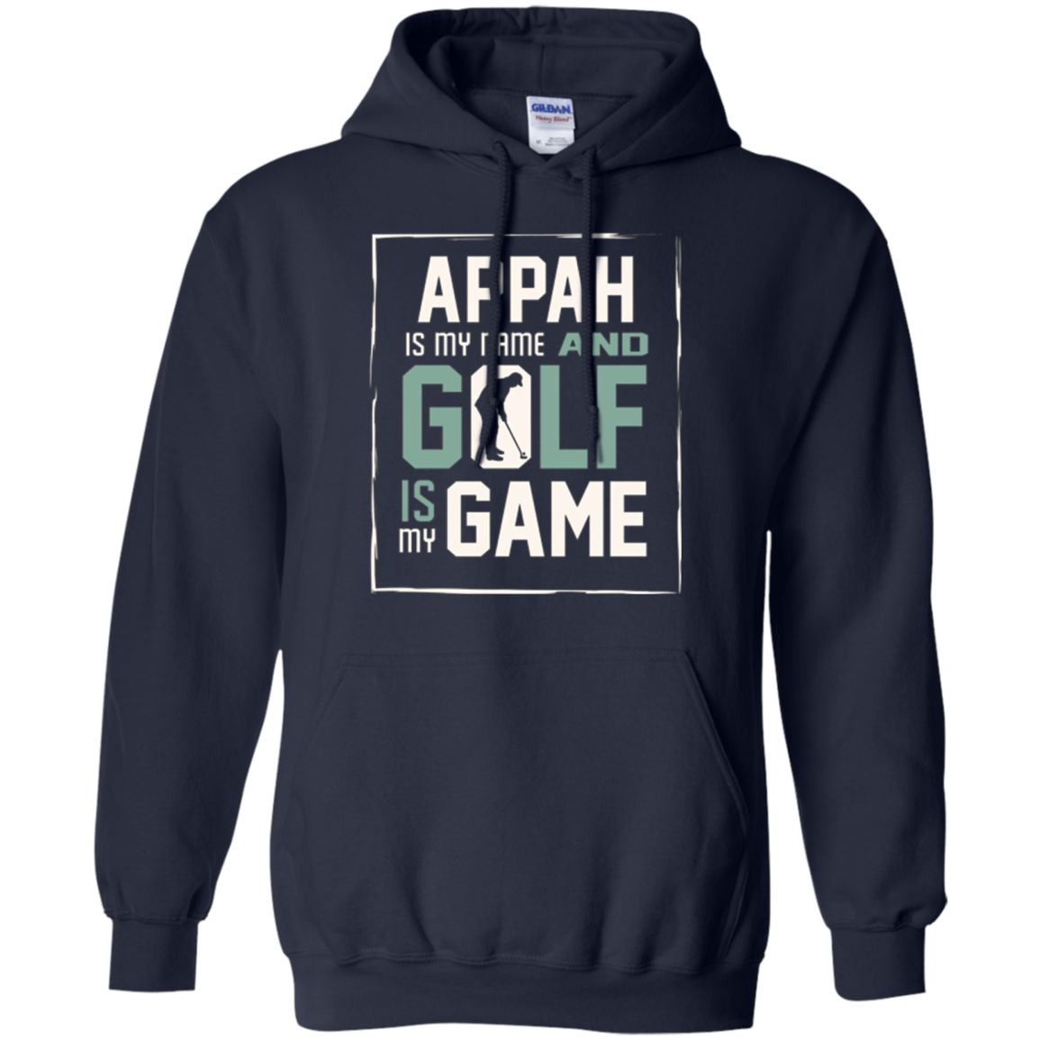 Appah My Name Golf My Game Golfing Shirt