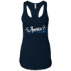 Image of America Heartbeat Blue Shirt Fourth of July Outfit Stars