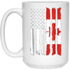 Image of American Canada Patriotic Flag T-shirt
