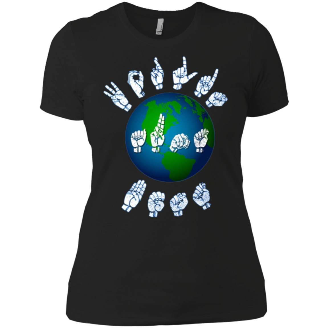 American Sign Language World's Best Aunt T shirt fun gift
