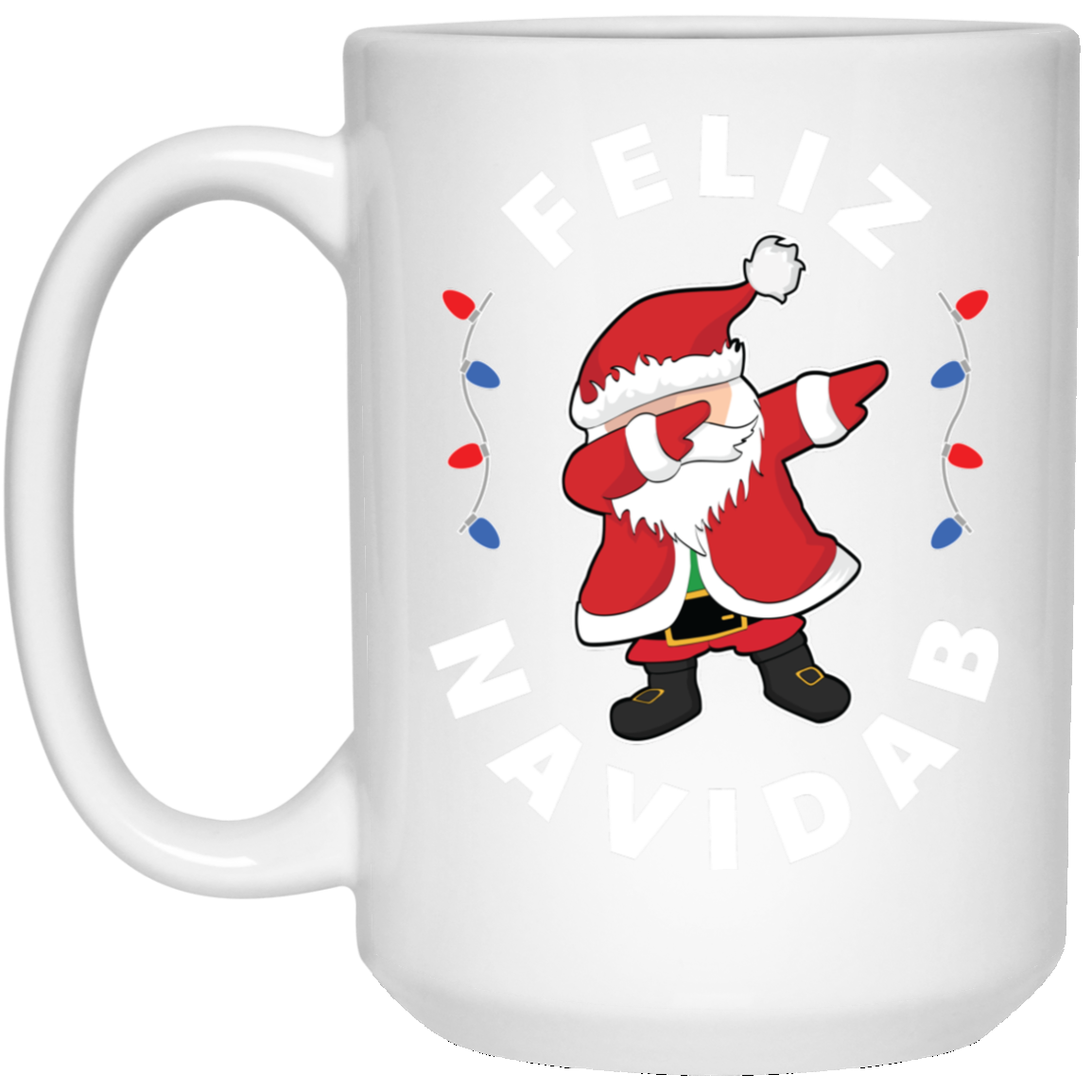 Santa Dabbing Christmas Shirt Feliz Navidab