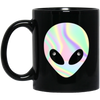 Image of Alien Head T-Shirt Holographic Effect