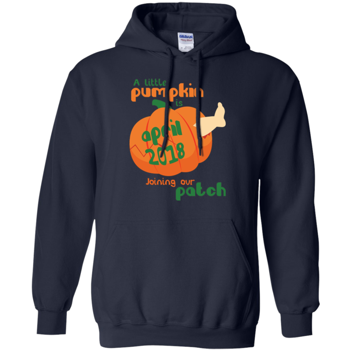 April 2018 Little Pumpkin Pregnancy Announcement Shirt Gift