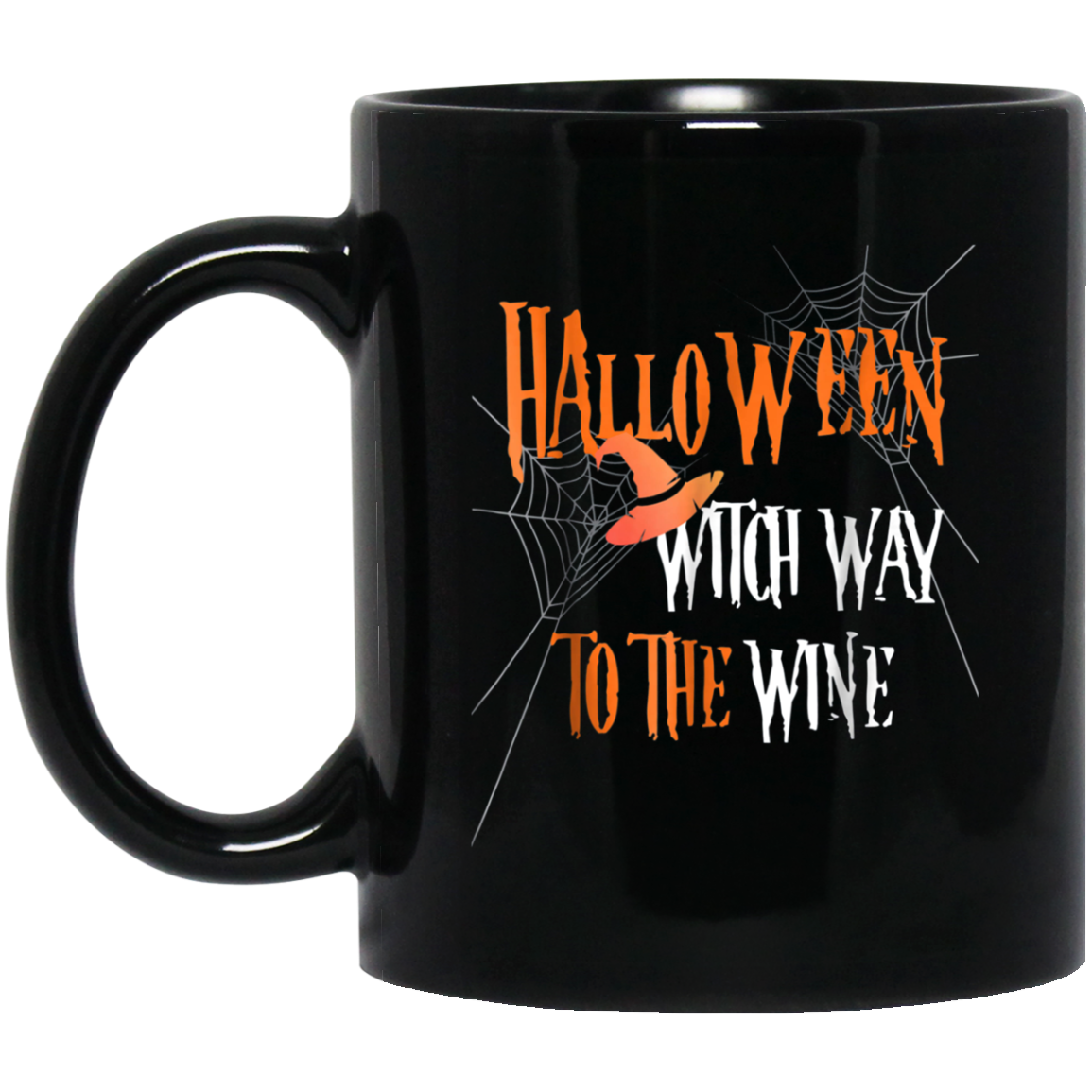 Witch Way To The Wine T-SHIRT Funny Halloween Shirt