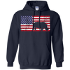 Image of American Flag Rhino Rhinoceros Conservation T-Shirt Gift