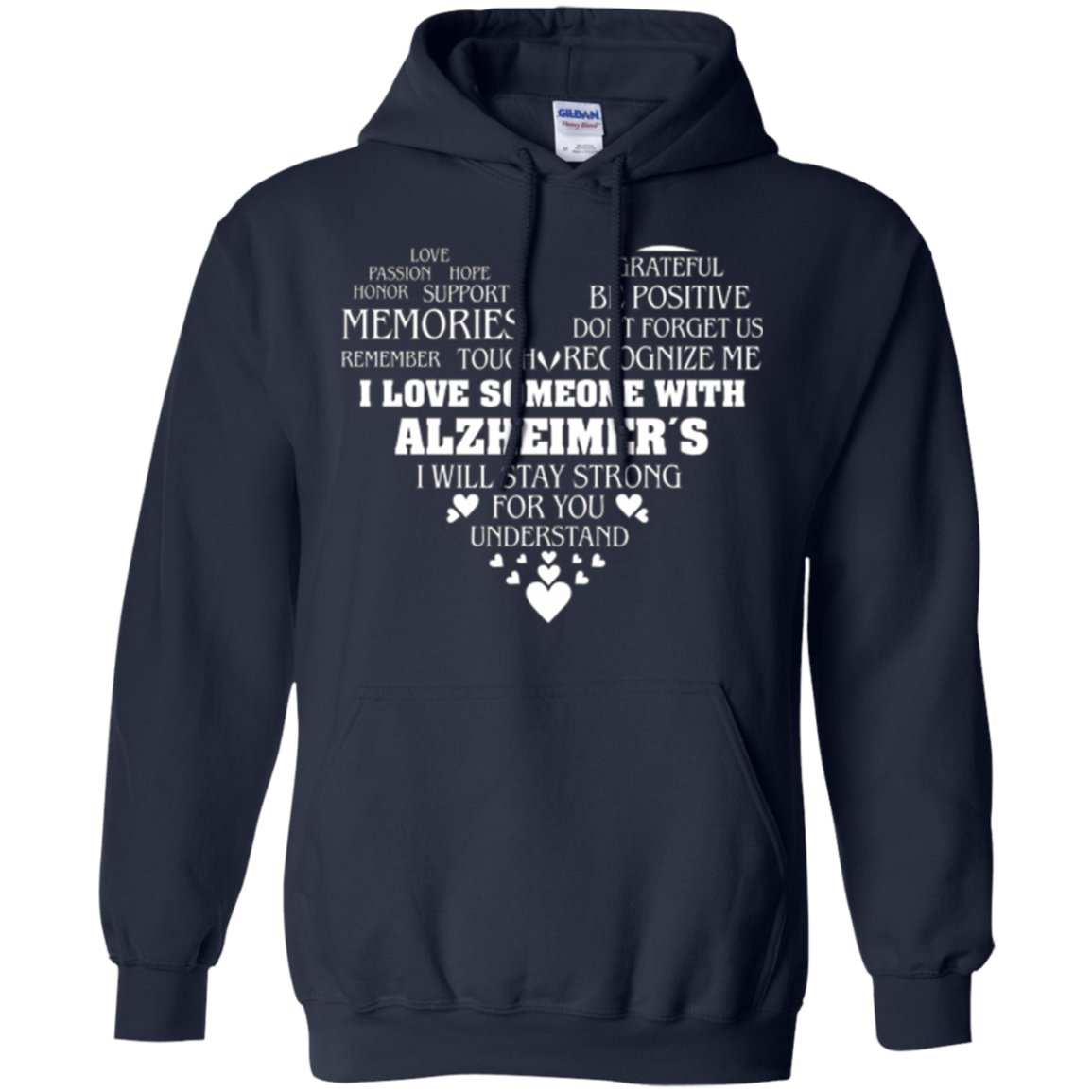 Alzheimer awareness t-shirt for family member