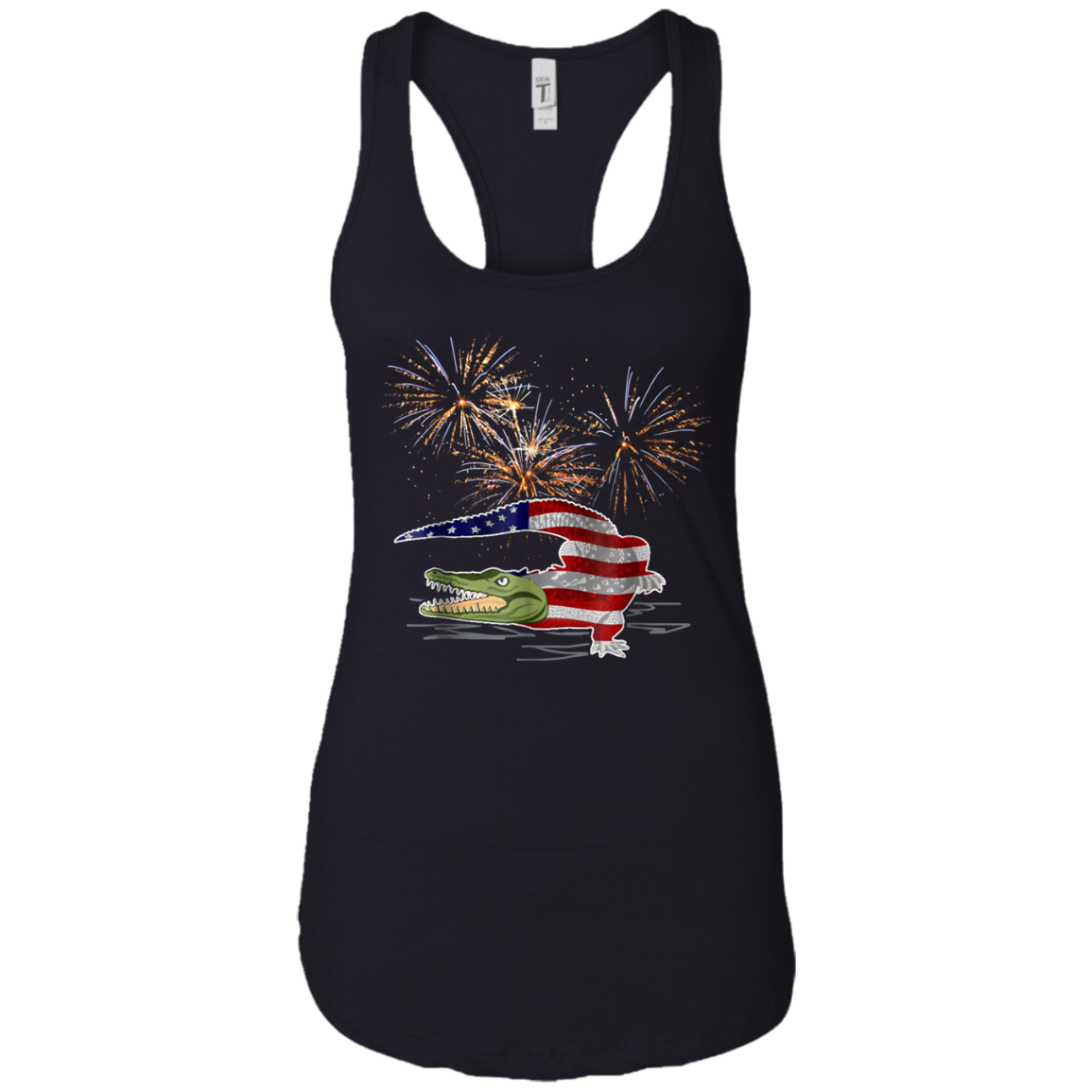 Alligator Firework 4th Of July Shirt Independence Day