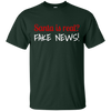 Image of Santa Fake News T-Shirt Trump Joke Funny Christmas Gift