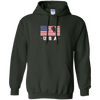 Image of American USA Flag Ice Hockey T-Shirt Patriotic Sports Gift