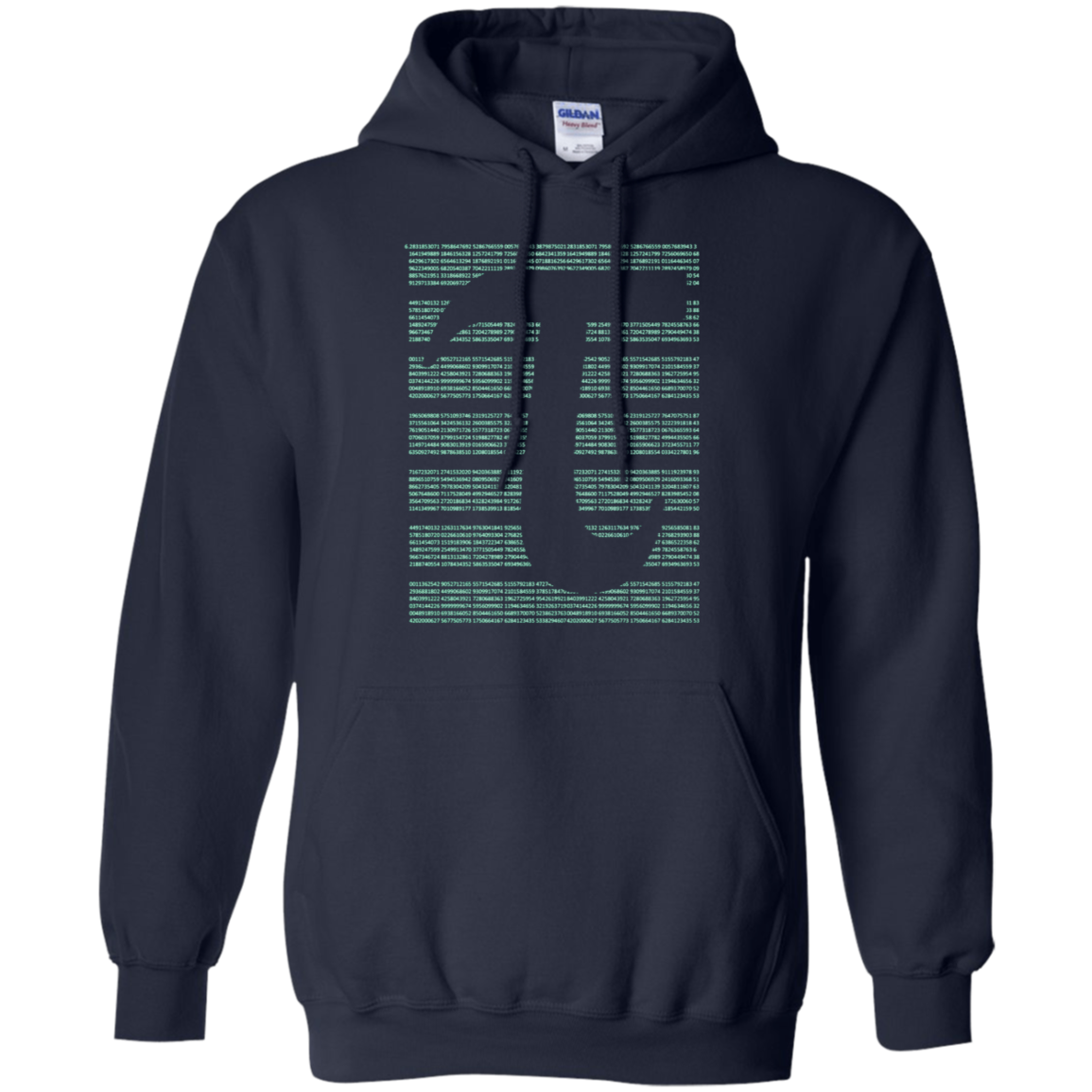 All Tau Number on one Shirt with Tau 2Pi Symbol T-Shirt