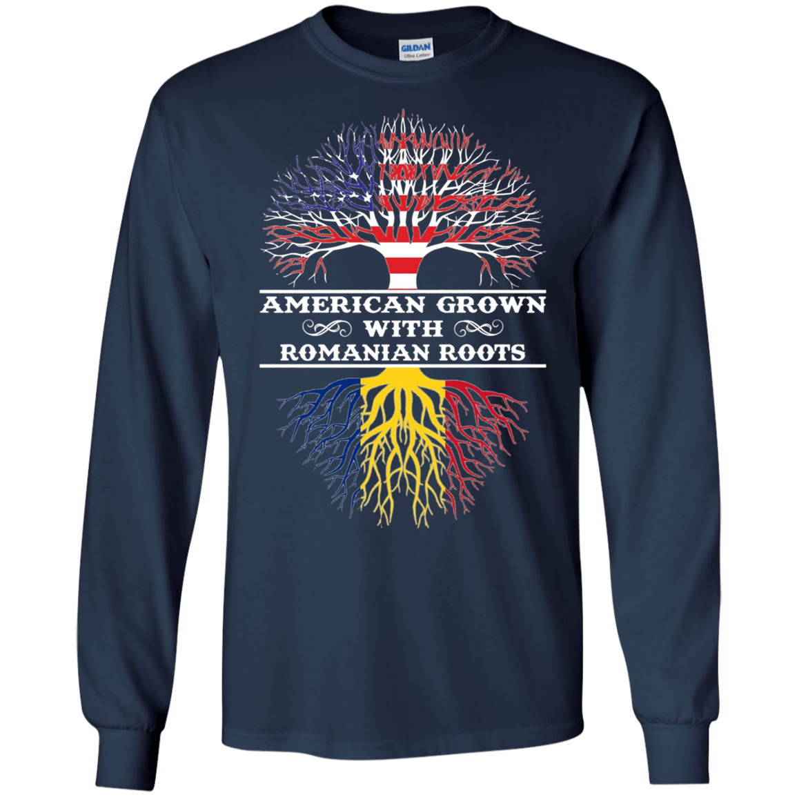 American Grown With Romanian Roots Tee Shirt