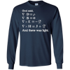 Image of And God Said, Let There Be Light Physics Gift T Shirt
