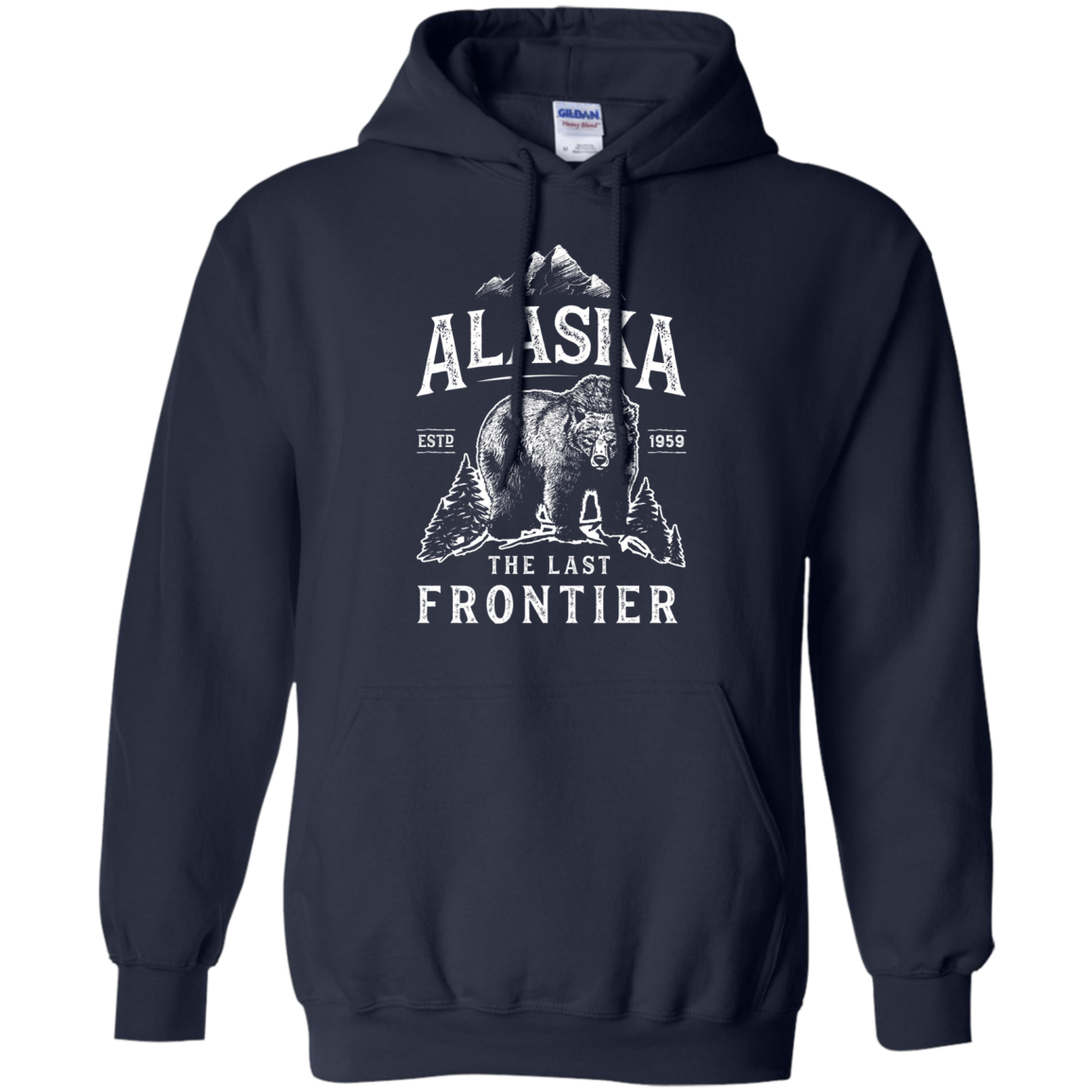 Alaska T Shirt The Last Frontier Bear Home Men Women Gifts