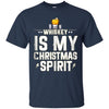 Image of Christmas Spirit shirt Whiskey Is My Christmas Spirit