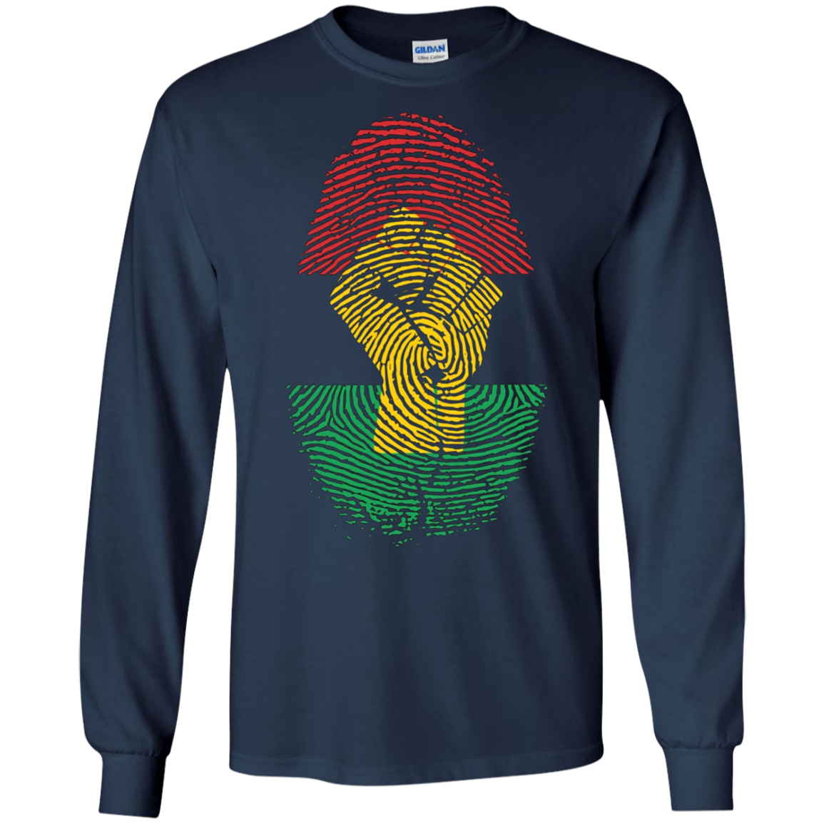 African Pride Fingerprint Black History T-Shirt