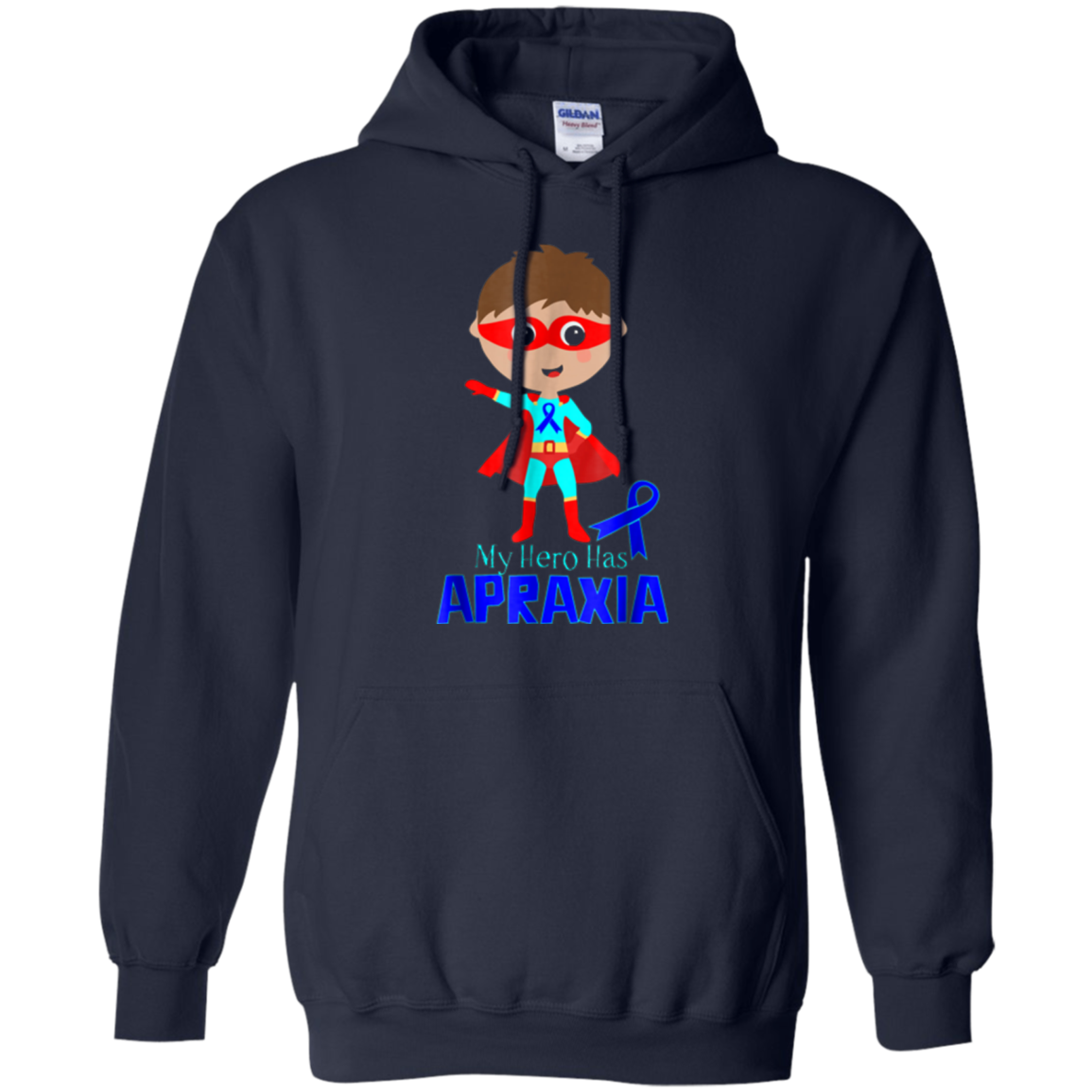 Apraxia Awareness T-shirt Blue Ribbon Apraxia Shirt