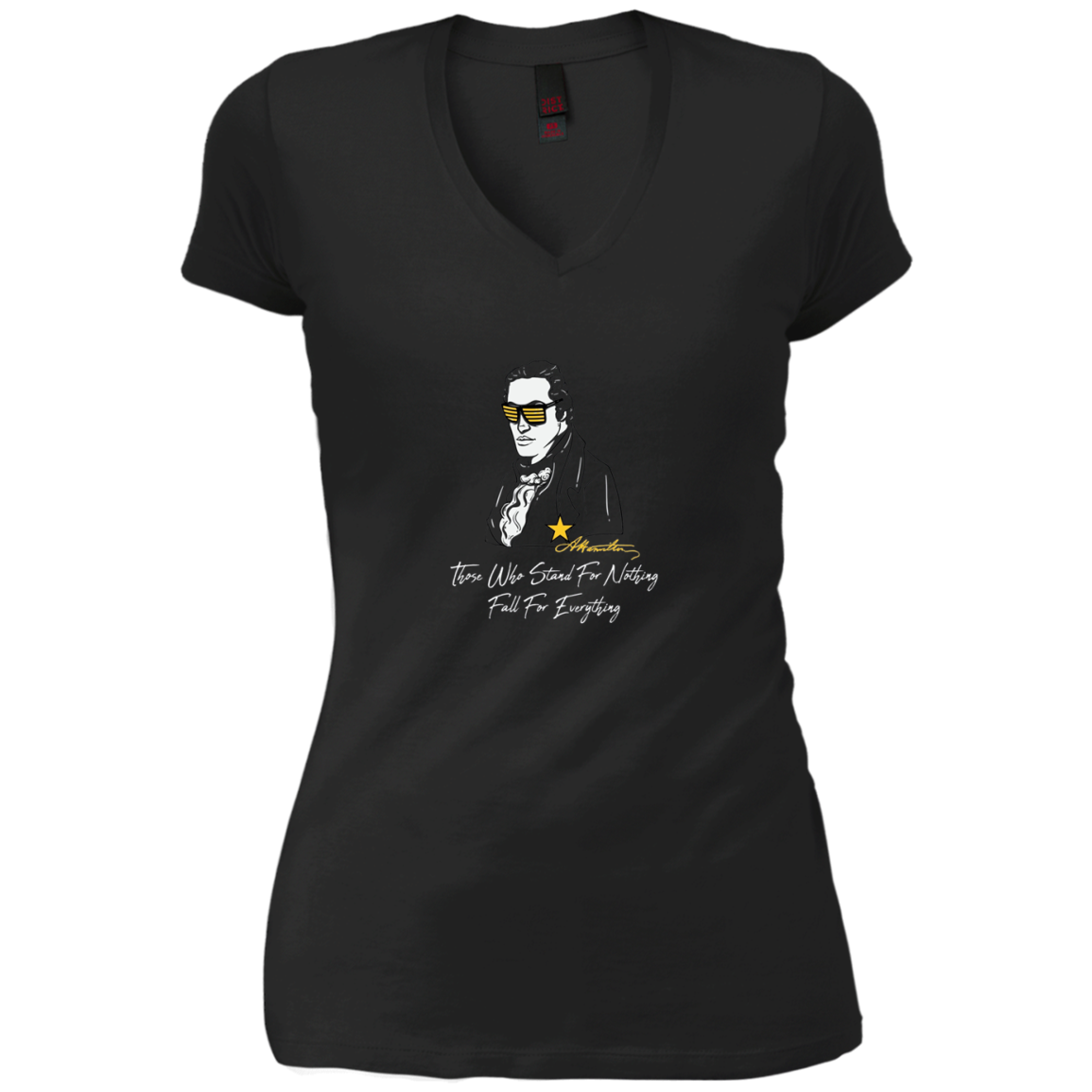 Alexander Hamilton Long Sleeve T-Shirt Founding Fathers USA