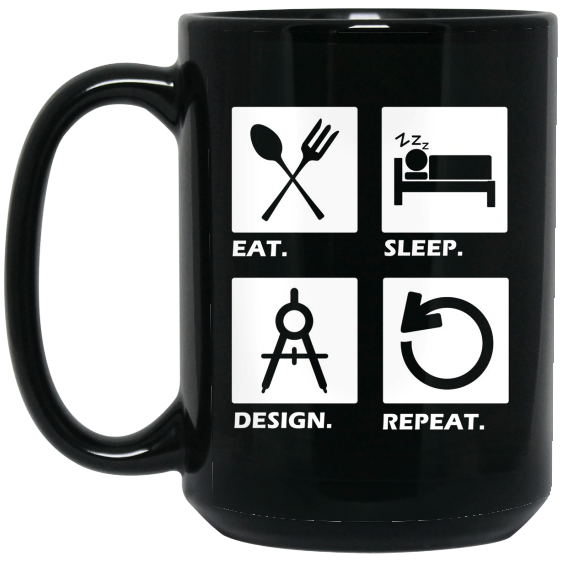 Architect funny Long Sleeve Man Women Eat Sleep Design Tee