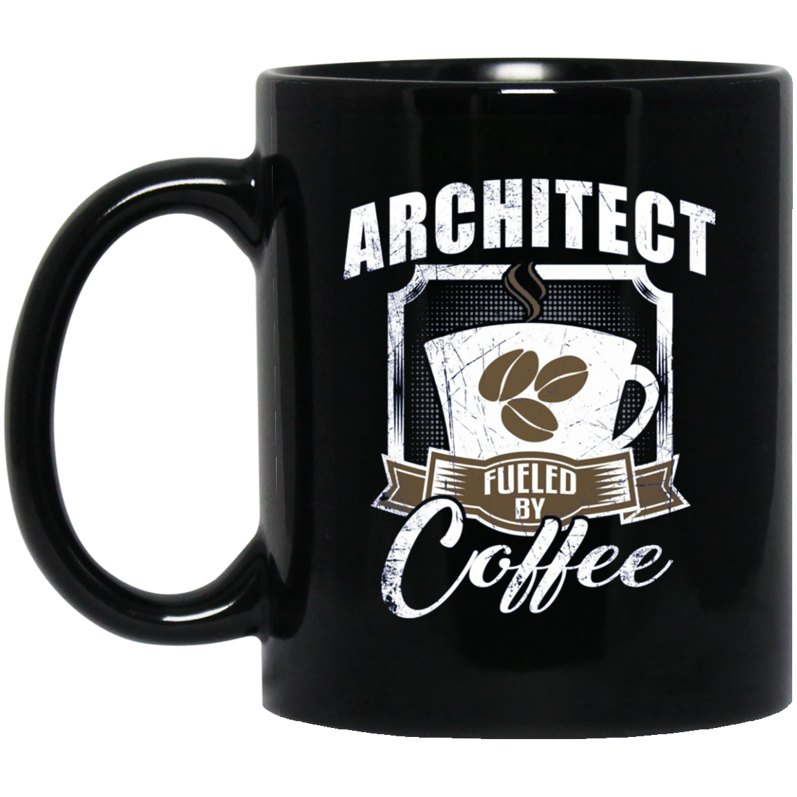 Architect Fueled By Coffee Funny Long Sleeve T-Shirt