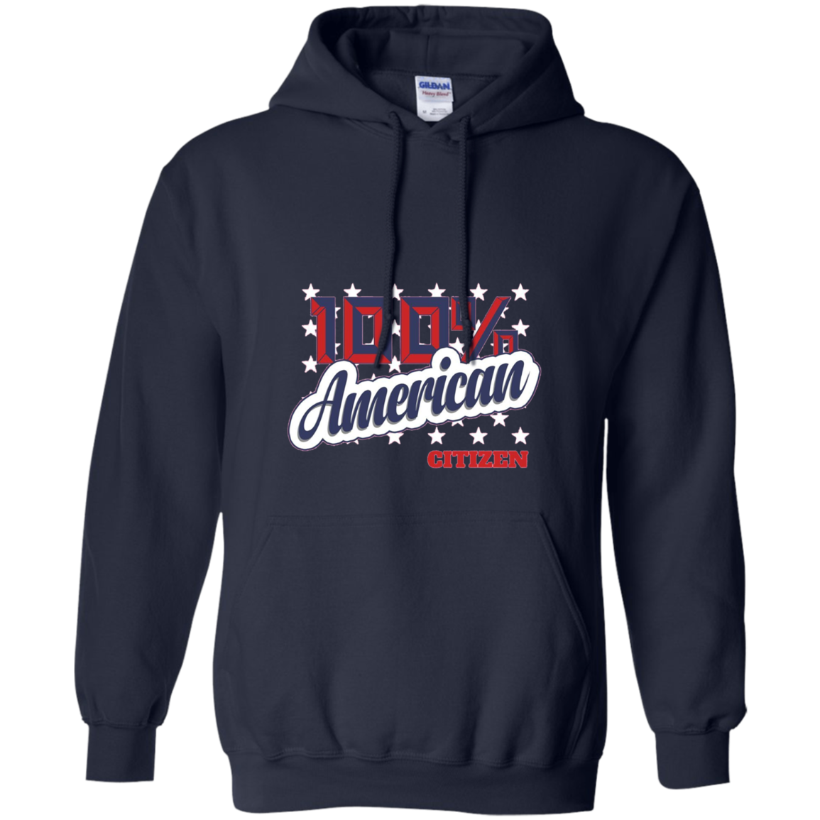 100% American Citizen T-Shirt Citizenship Day Cute Gift
