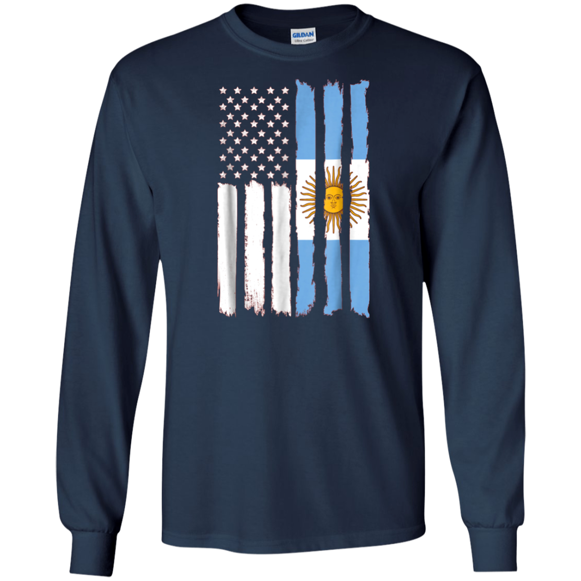 American Argentinian Patriotic Flag T-shirt