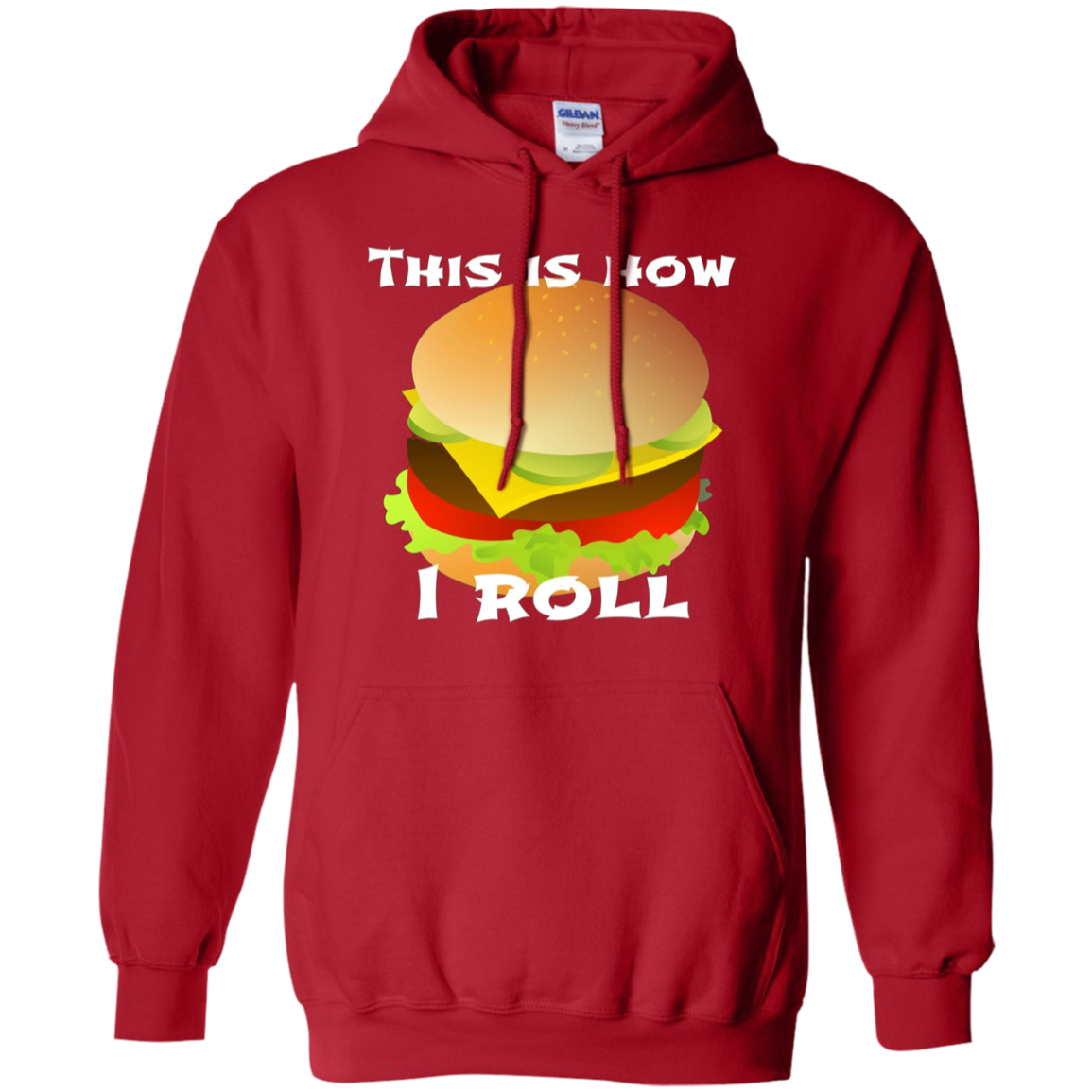 Funny Hamburger Tshirt - This Is How I Roll Gift