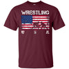 Image of American Flag Wrestling T-shirt