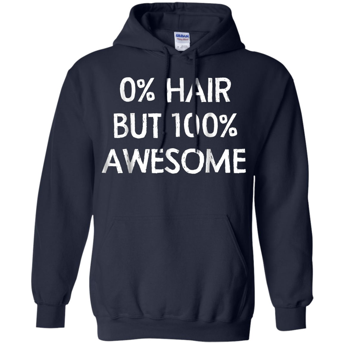 0% Hair But 100% Awesome Shirt Alopecia spot baldness Shirt