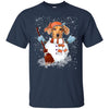Image of Christmas Snowman Dachshund Funny T-shirt