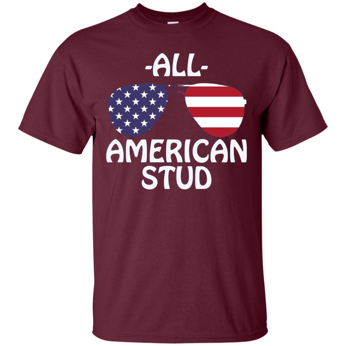America 4th of July Patriot Sunglass USA Flag Cool T-shirt