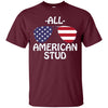 Image of America 4th of July Patriot Sunglass USA Flag Cool T-shirt