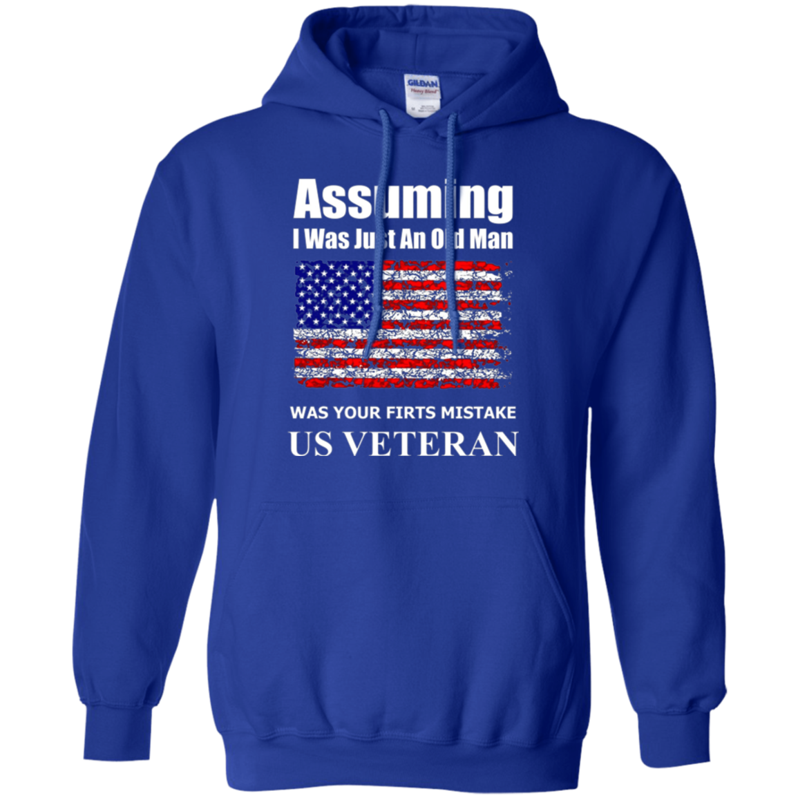 Assuming I Was Just An Old Man US Veteran Long Sleeve TShirt