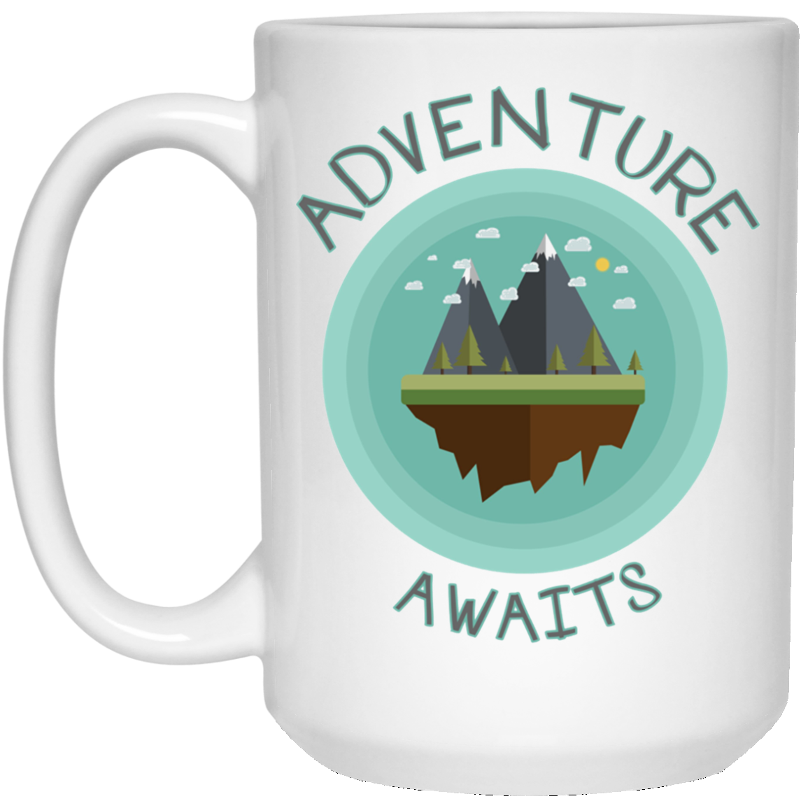 Adventure Awaits Shirt Hiking Travel Mountain Tee Camping