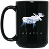 Image of Alaska Day Moose Snowy Mountain Shirt