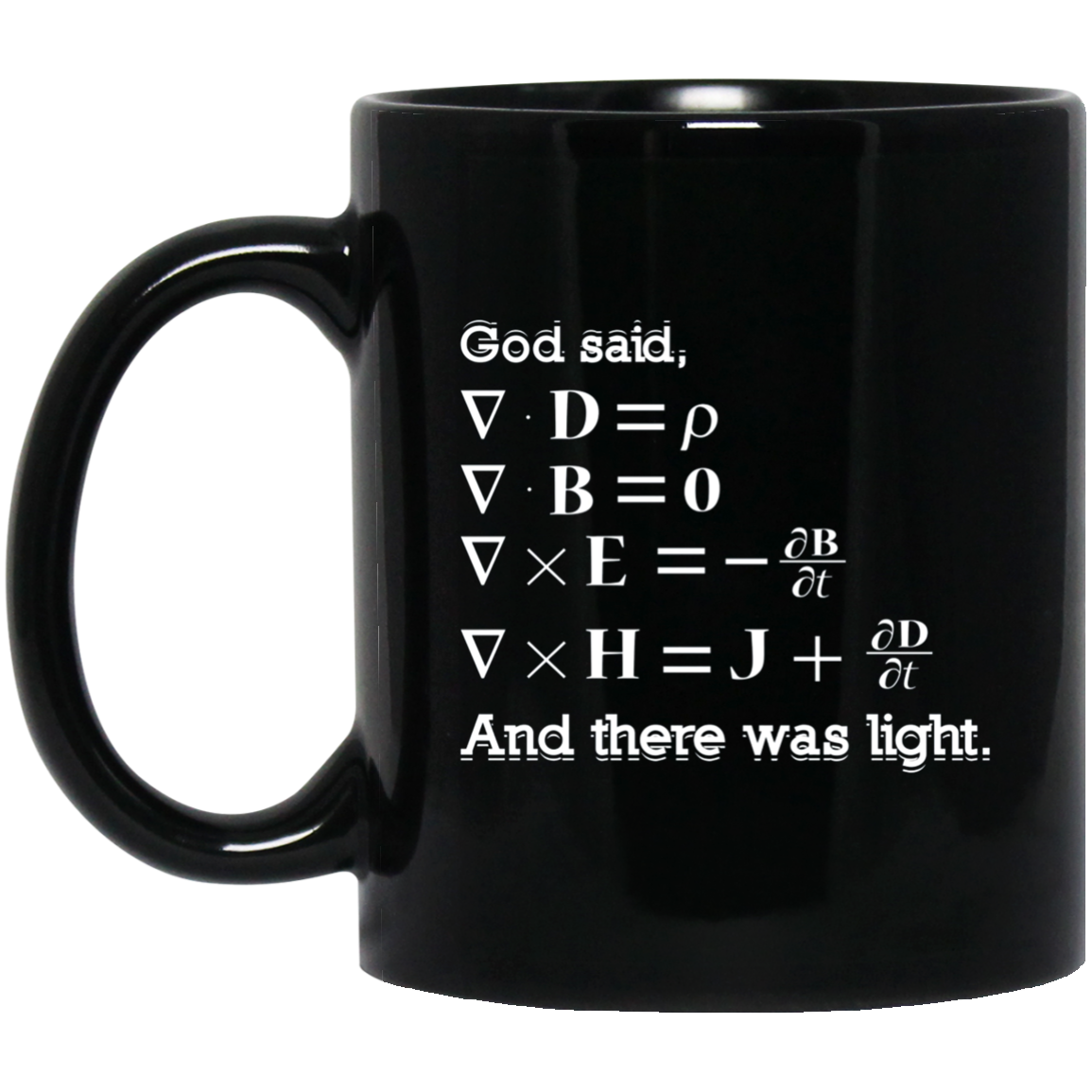 And God Said, Let There Be Light Physics Gift T Shirt
