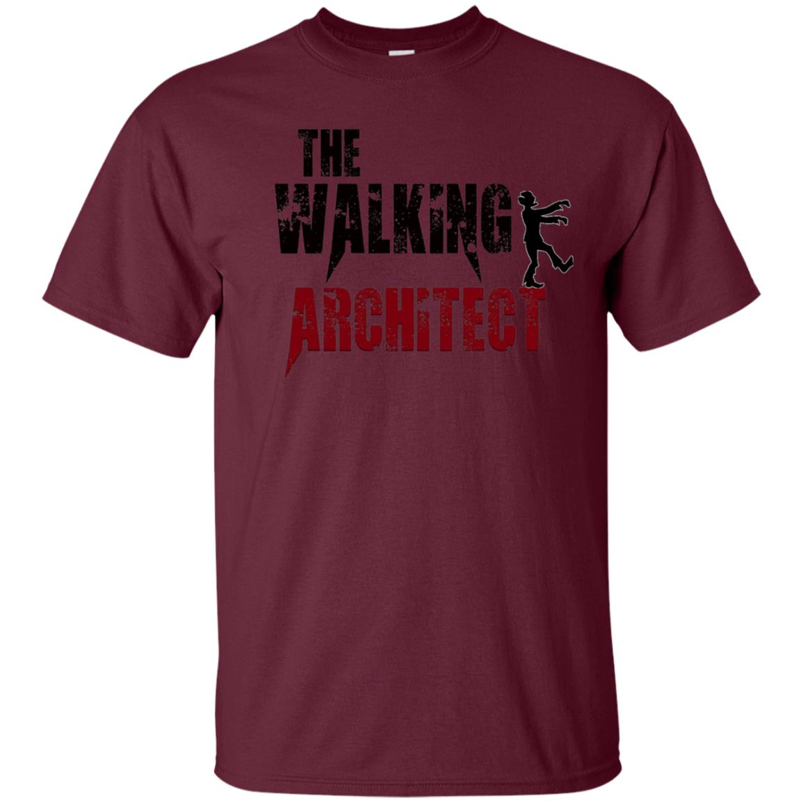 Architect gift t shirts walking Architecture zombies tee day