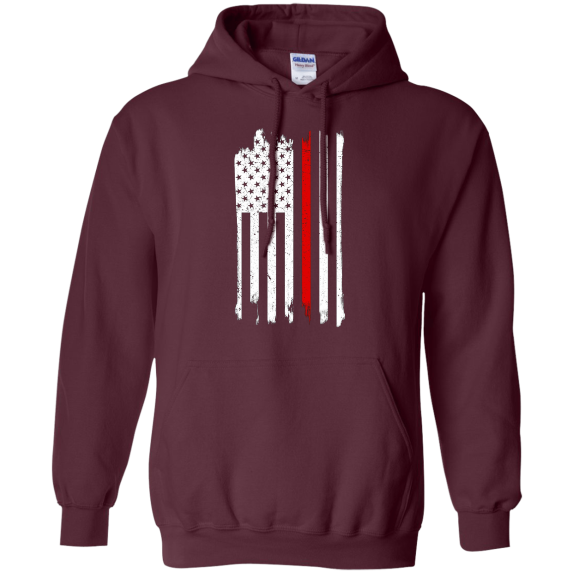 American Flag Red Line USA Patriot July 4th Sleeves Shirt
