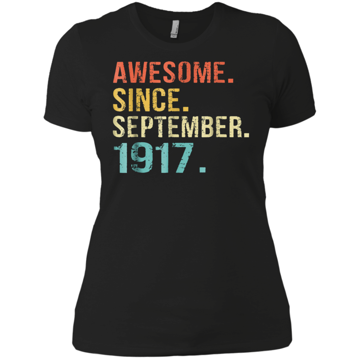 101st Birthday gift 101 Years Old Awesome Since September