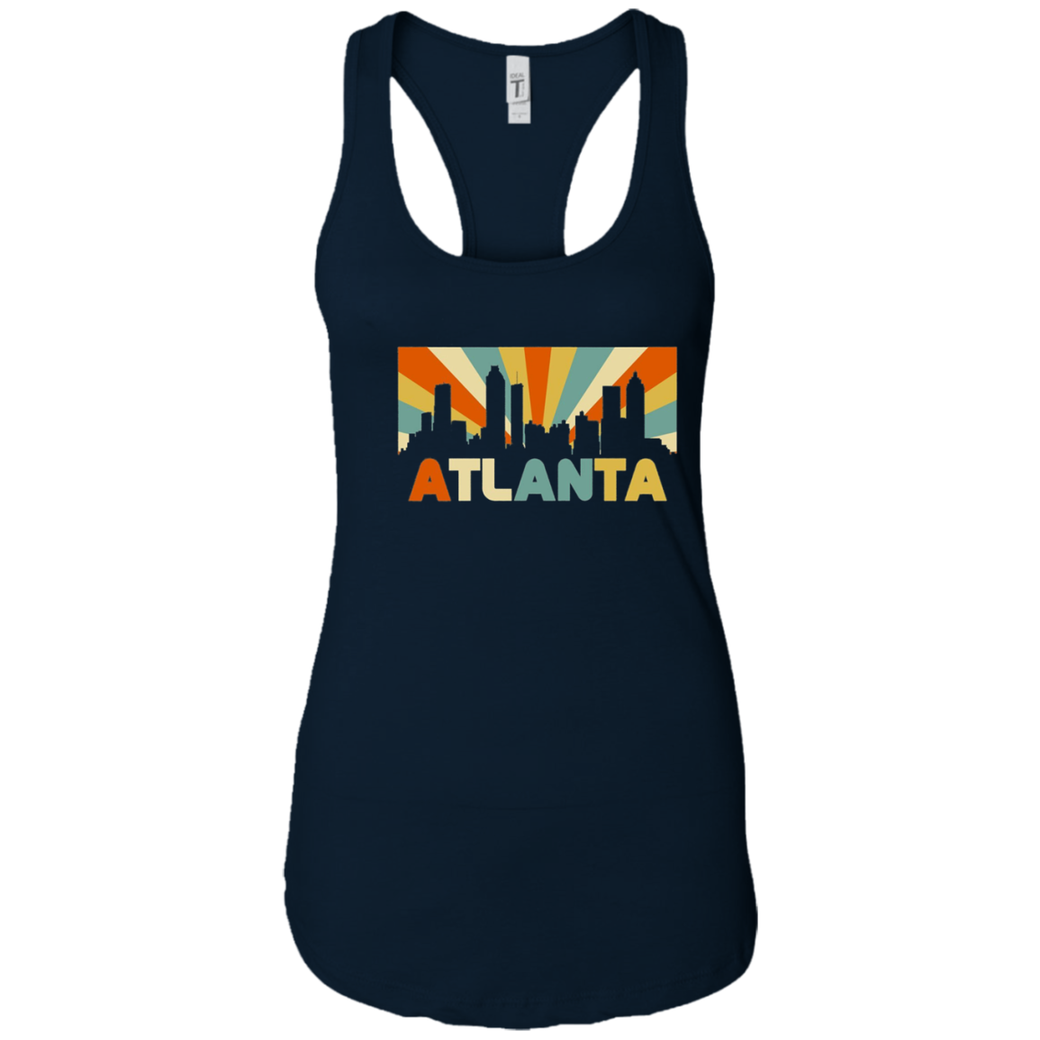 Atlanta City Retro Vintage T-Shirt Atlanta Disco 70s Georgia
