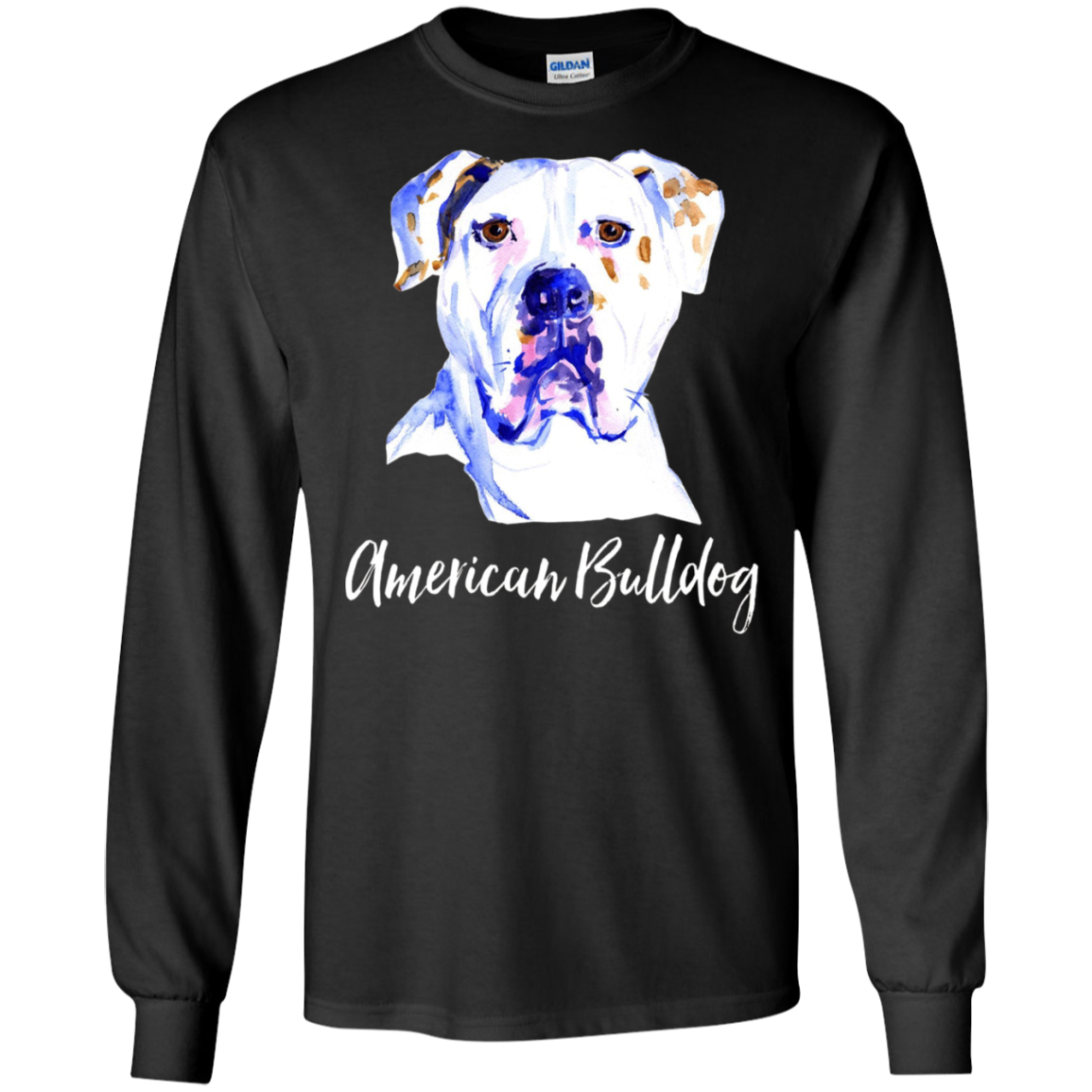 American Bulldog Dog T-Shirt Dog Lover Gift Bull Dog