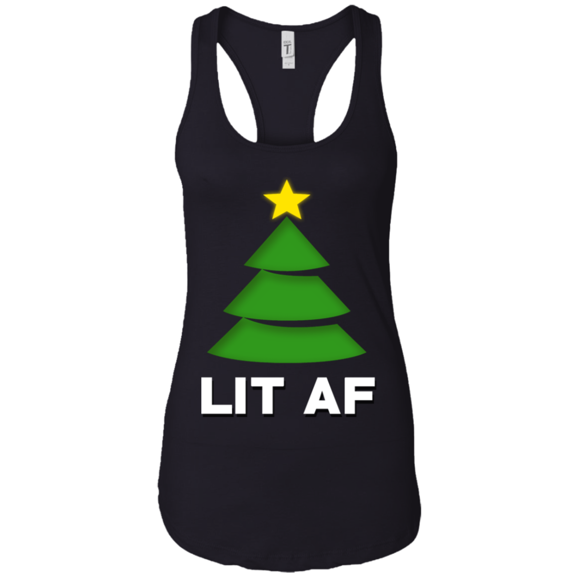 Christmas Tree Lit Af Funny Christmas Shirt